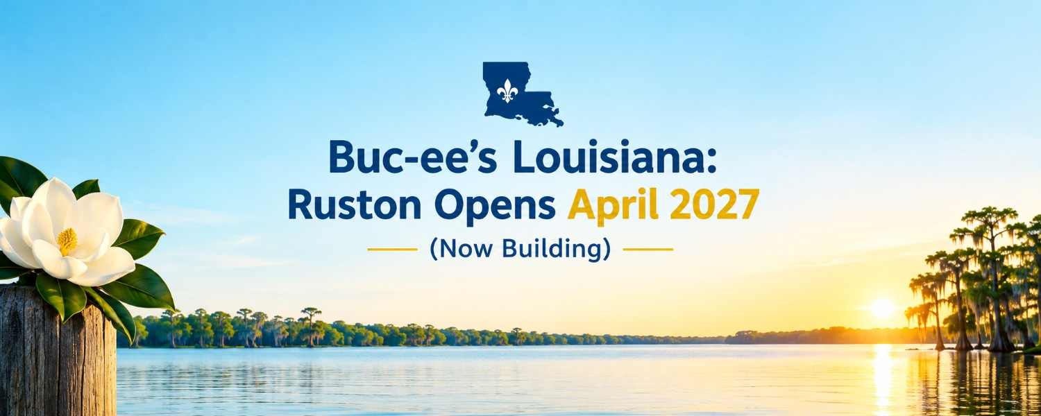 Buc-ee's Louisiana: Ruston Opens April 2027 (Now Building)