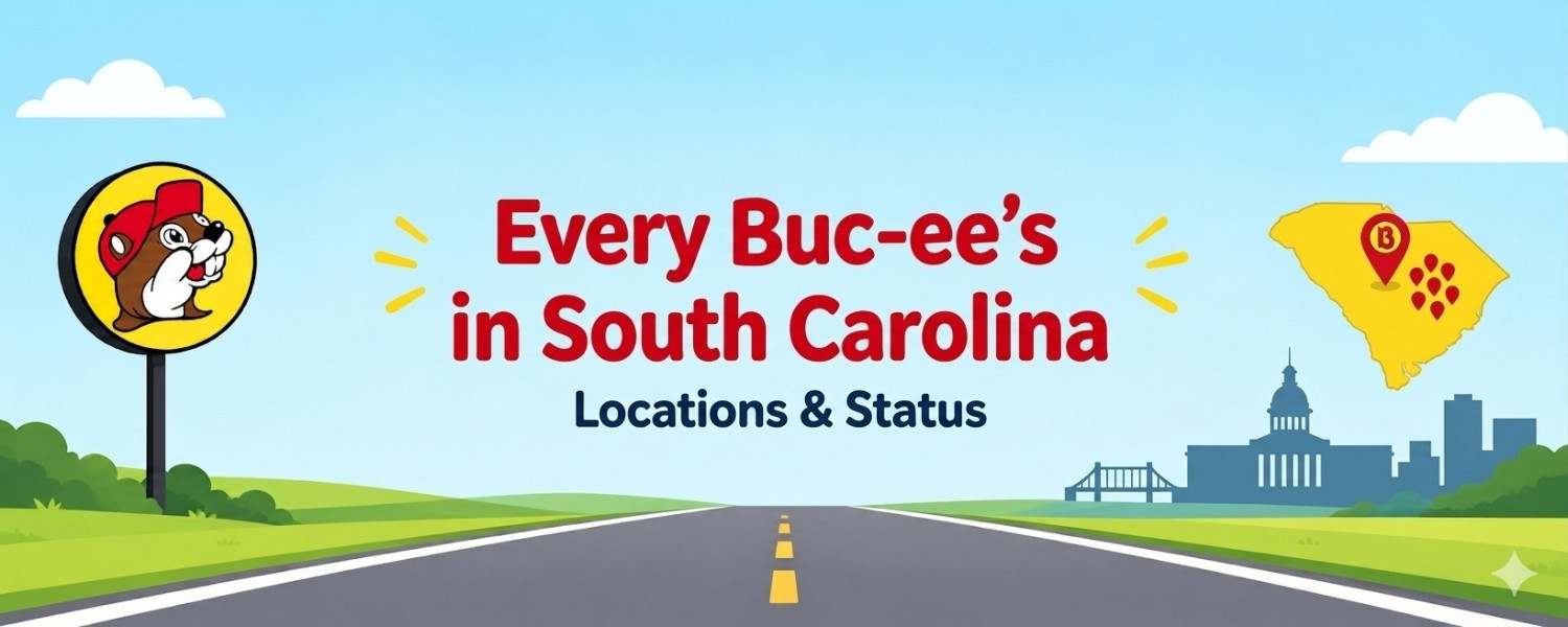 Every Buc-ee’s in South Carolina